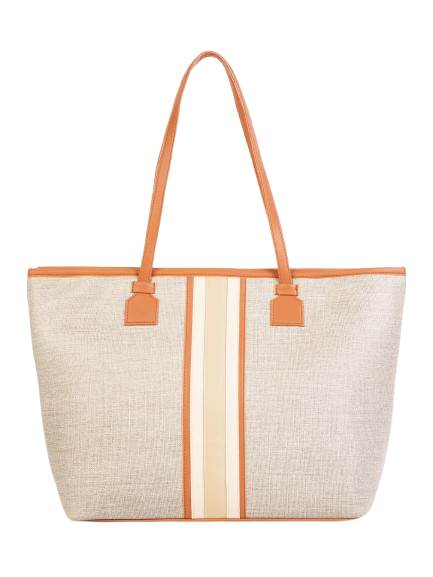 Villart Stripe Tote Bag for Women's