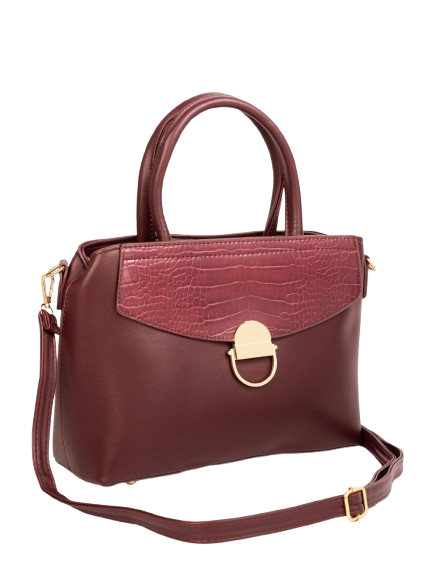 Villart Two Tone Handbag for Women's